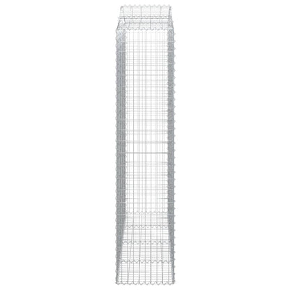 Cestas De Gaviones 11 Uds Forma De Arco Hierro 200x50x220/240cm_4