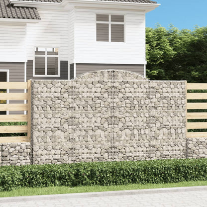 Cestas De Gaviones 8 Uds Forma De Arco Hierro 300x50x180/200 Cm_1