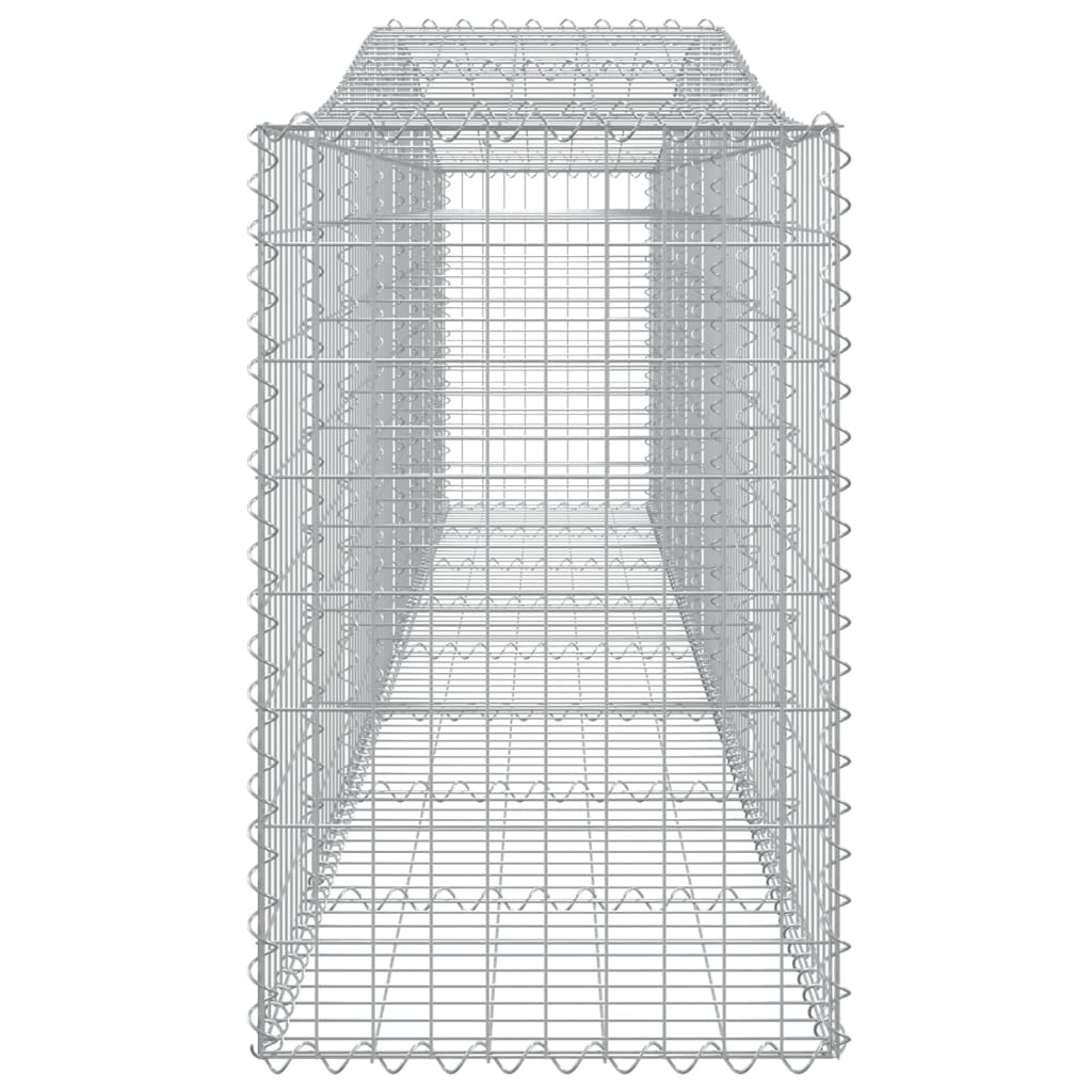 Cestas De Gaviones 6 Uds Forma De Arco Hierro 400x50x80/100 Cm_4