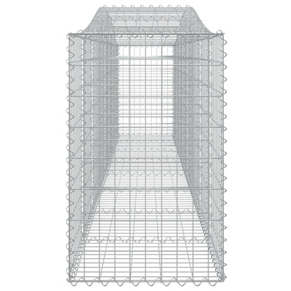 Cestas De Gaviones 6 Uds Forma De Arco Hierro 400x50x80/100 Cm_4
