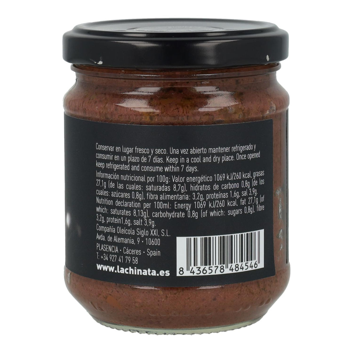 Crema de Aceitunas Negras La Chinata 180 g