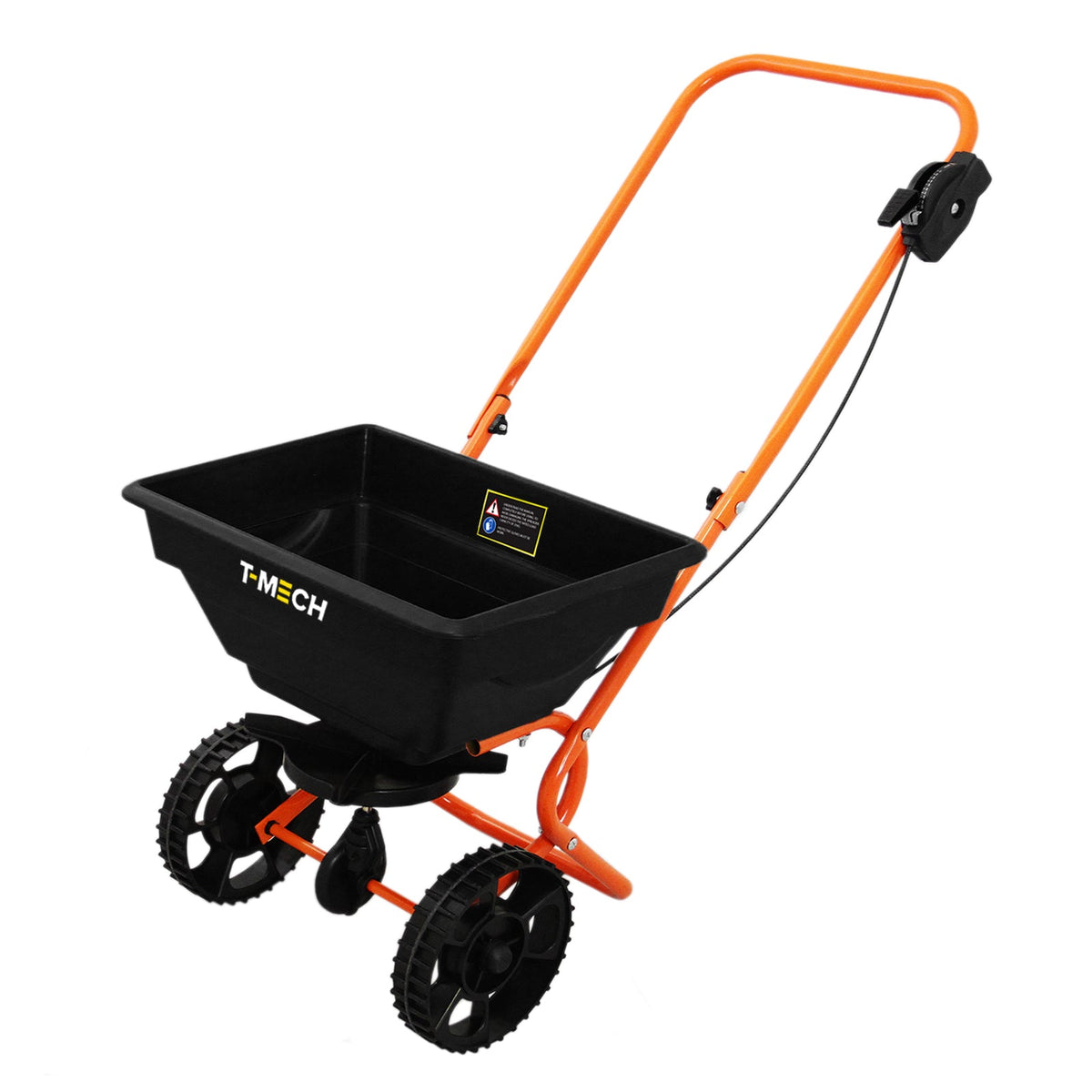 Nivelador De Césped T-mech De 100 Cm (naranja) Y Esparcidor Rotativo_1