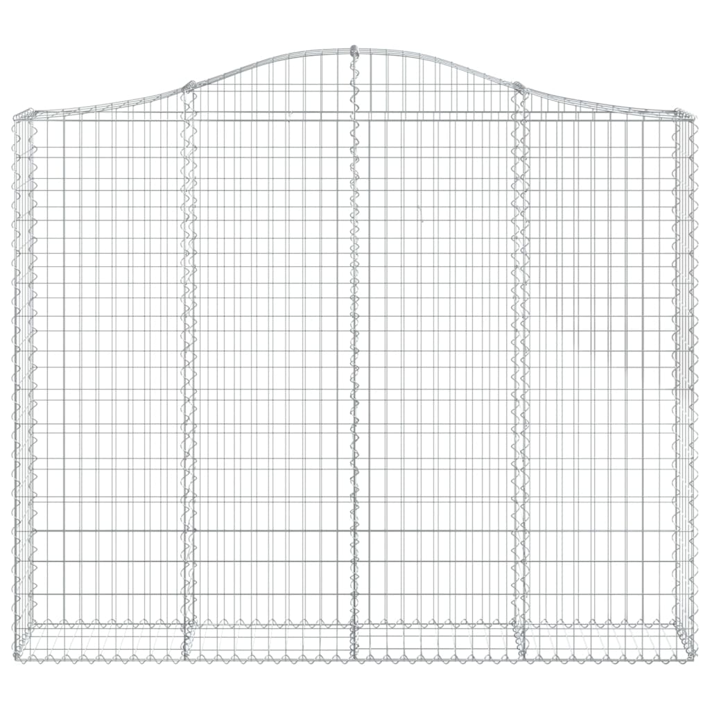 Cestas Gaviones 4 Uds Forma De Arco Hierro 200x30x160/180 Cm_3