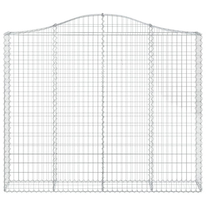 Cestas Gaviones 4 Uds Forma De Arco Hierro 200x30x160/180 Cm_3