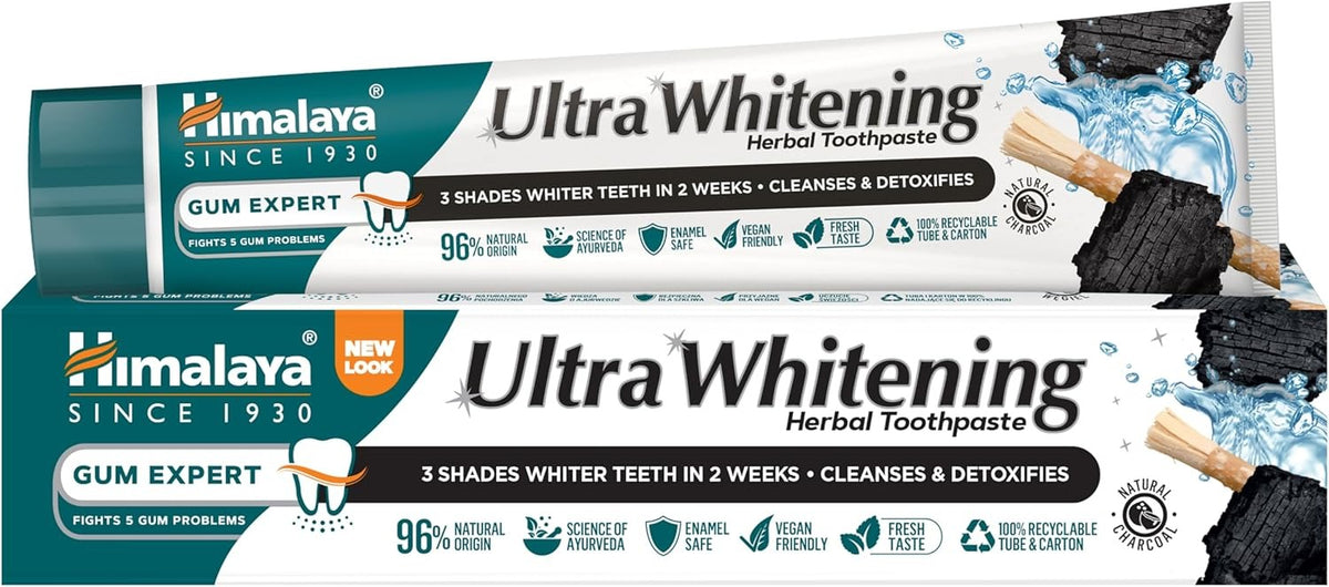 Dentífrico ultra blanqueador de carbón Himalaya 75 ml