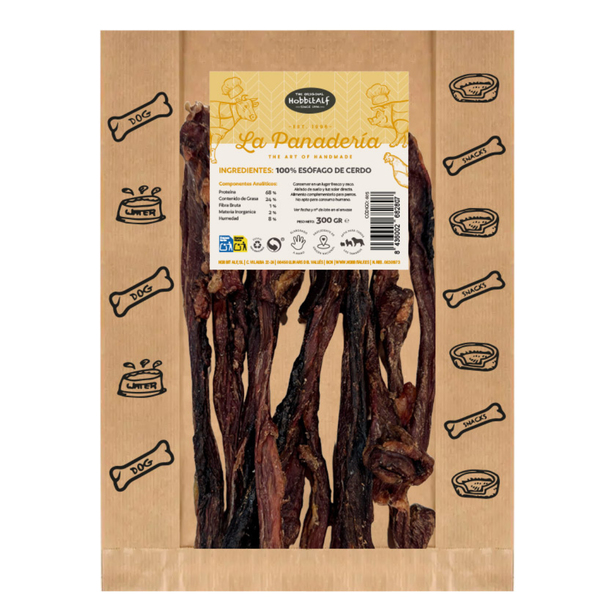Palitos de cerdo Hobbitalf 300 g