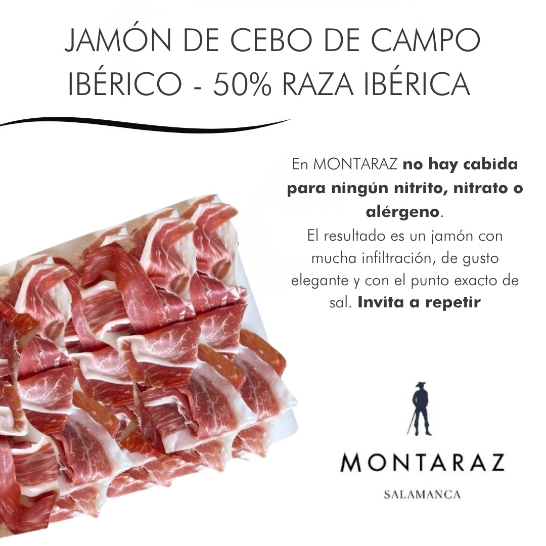 Caja Regalo Gourmet | 7 Loncheados De Jamón De Cebo De Campo Ibérico 50% Raza Ibérica Envasados Al Vacío 700g_1