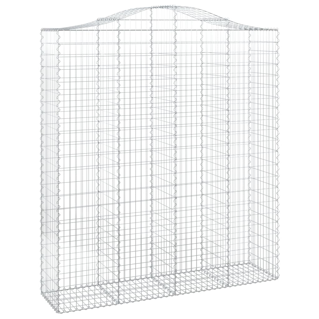 Cestas De Gaviones 8 Uds Forma De Arco Hierro 200x50x220/240 Cm_2