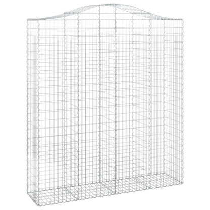 Cestas De Gaviones 10 Uds Forma De Arco Hierro 200x50x220/240cm_2