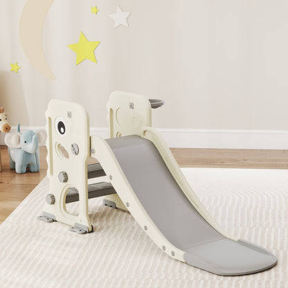 Tobogán Infantil Aiyaplay Hdpe, Pp Crema 146x52x65 Cm 331-087v00cw_4