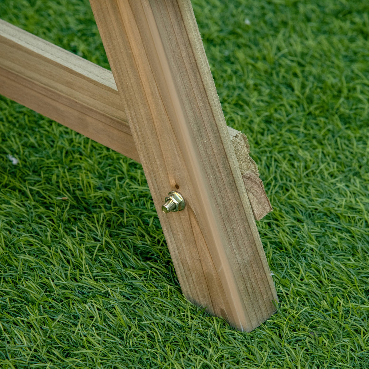 Jardinera De Escalera 3 Pisos De Madera Outsunny 71x61x77 Cm Natural_4