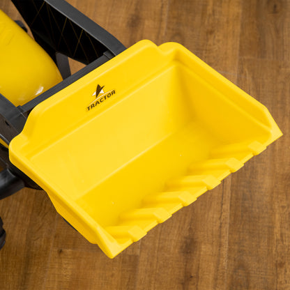 Tractor Infantil Homcom Pp, Pvc, Metal Amarillo 167x41x52 Cm_3