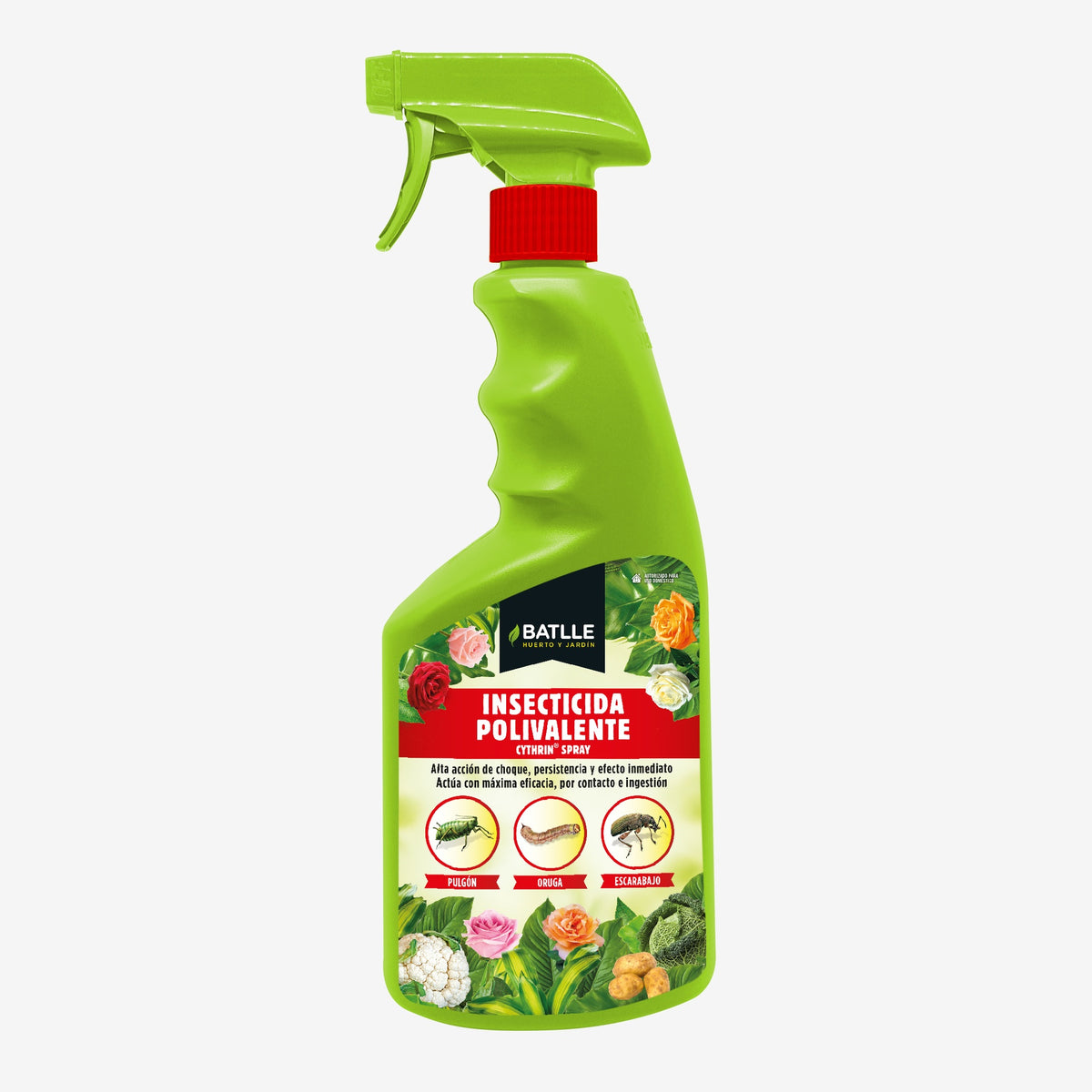 Insecticida Polivalente listo uso 750 ml Batlle