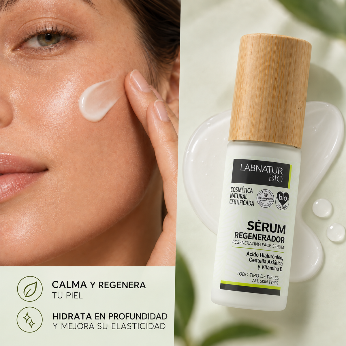 Sérum Facial Regenerador Labnatur Bio 30 ml | Regeneración, Firmeza, Elasticidad y Luminosidad | Vegano_1