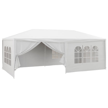 Carpa De Jardín Outsunny Metal, Pe Blanco 583x293x250 Cm_0