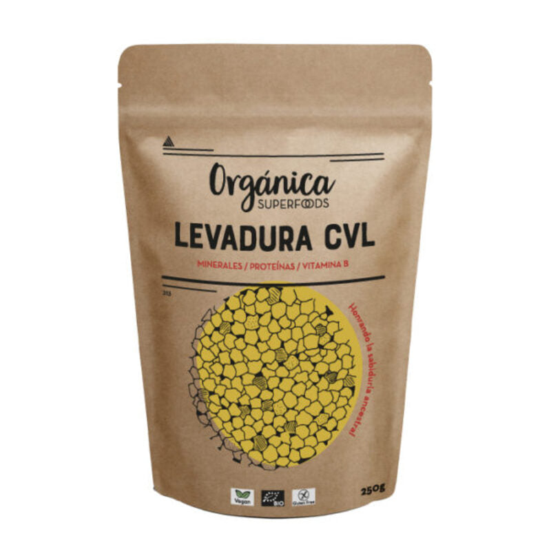 Levadura Nutricional Sin Gluten 250g - Orgánica Superfoods_0