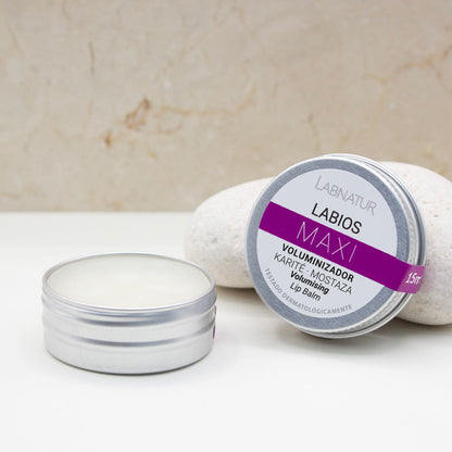 Bálsamo Labial Voluminizador Labnatur 15 ml | Efecto Volumen e Hidratación | Karité, Cacao y Brotes de Mostaza_1