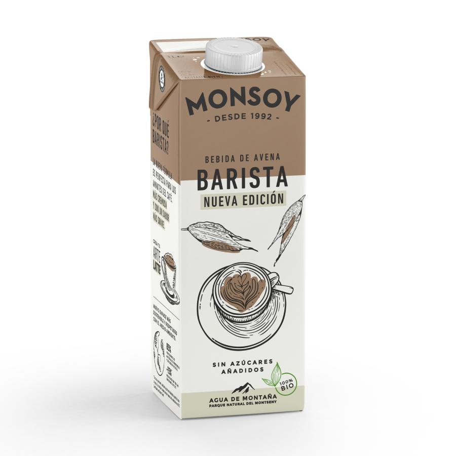 Pack 6 uds Bebida Avena Barista ECO Monsoy 1 L