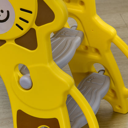Tobogán Para Niños Aiyaplay Pe, Pp Amarillo 131x50x74 Cm_4