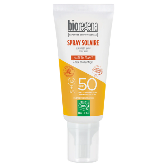 Protector Solar Adultos en spray SPF 50 BIO Hipoalergénico Bioregena, 90 ml