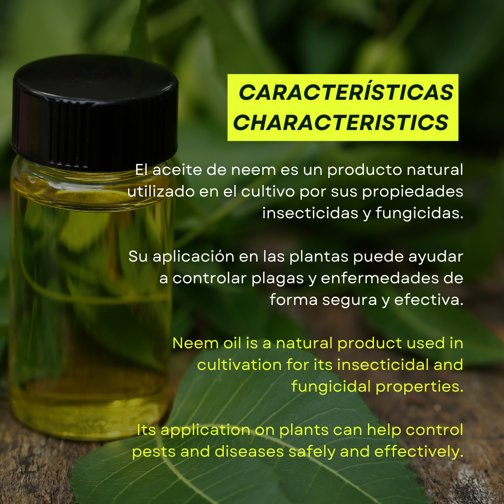 Aceite de neem ecológico para plantas Bio Neem Prot-Eco (30 ml) + pipeta dosificadora 5ml gratis_2