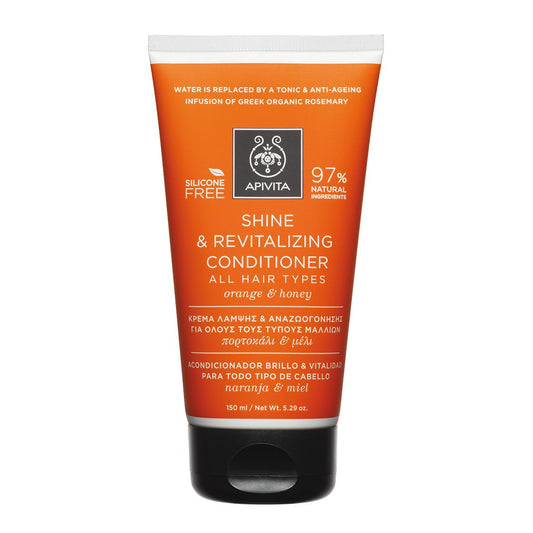 Acondicionador brillo y vitalidad para todo tipo de cabello Apivita 150 ml