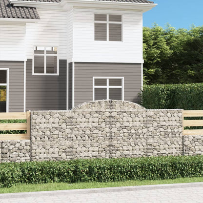 Cestas Gaviones 25 Uds Forma De Arco Hierro 300x50x120/140 Cm_1