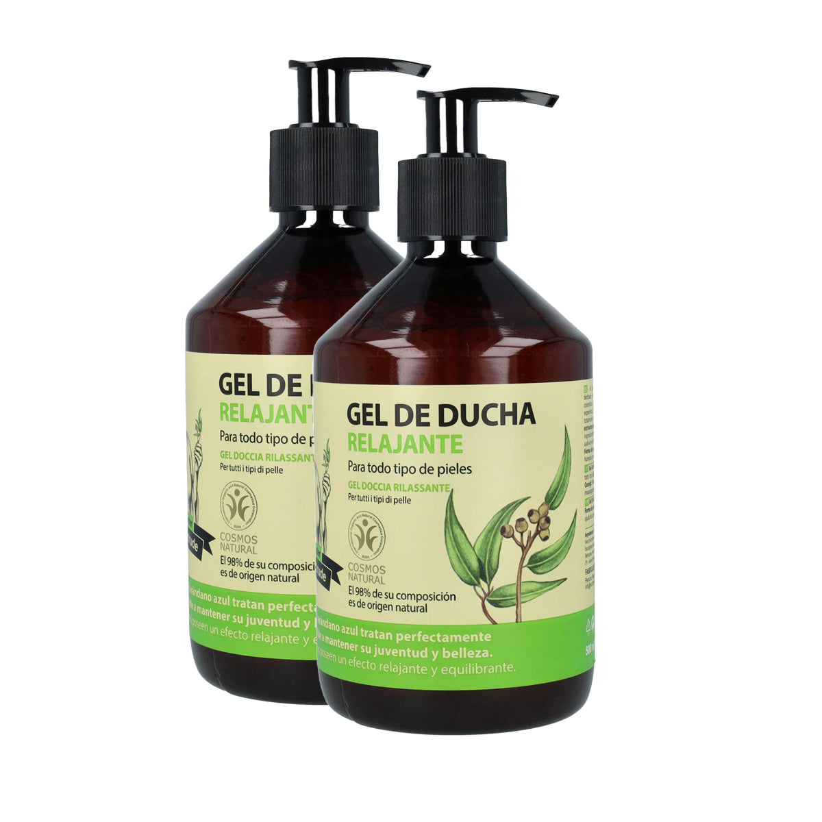 Pack 2x Gel ducha relajante todo tipo de pieles Oma Gertrude 500 ml