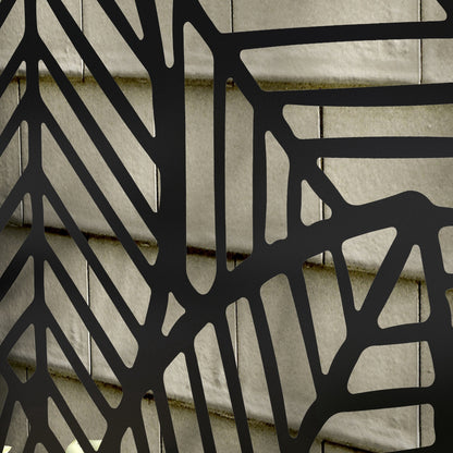 Jardinera Con Biombo Outsunny Metal Negro 61x23x113 Cm_4