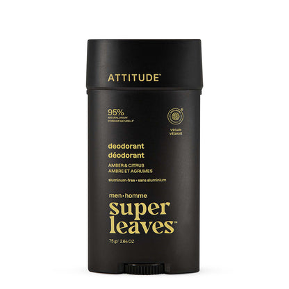 Super leaves men desodorante Ámbar &amp; Cítricos