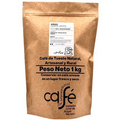 Cafe Sin Intermediarios Café Descafeinado Amigo Molido Espresso 1 Kg_0