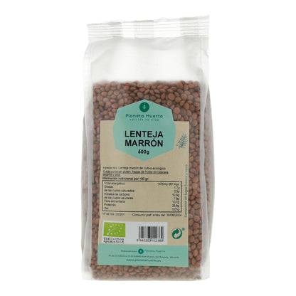 Lentejas marrones ECO Planeta Huerto 500 g