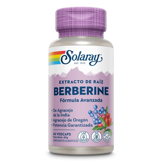 Berberine Solaray, 60 cápsulas vegetales