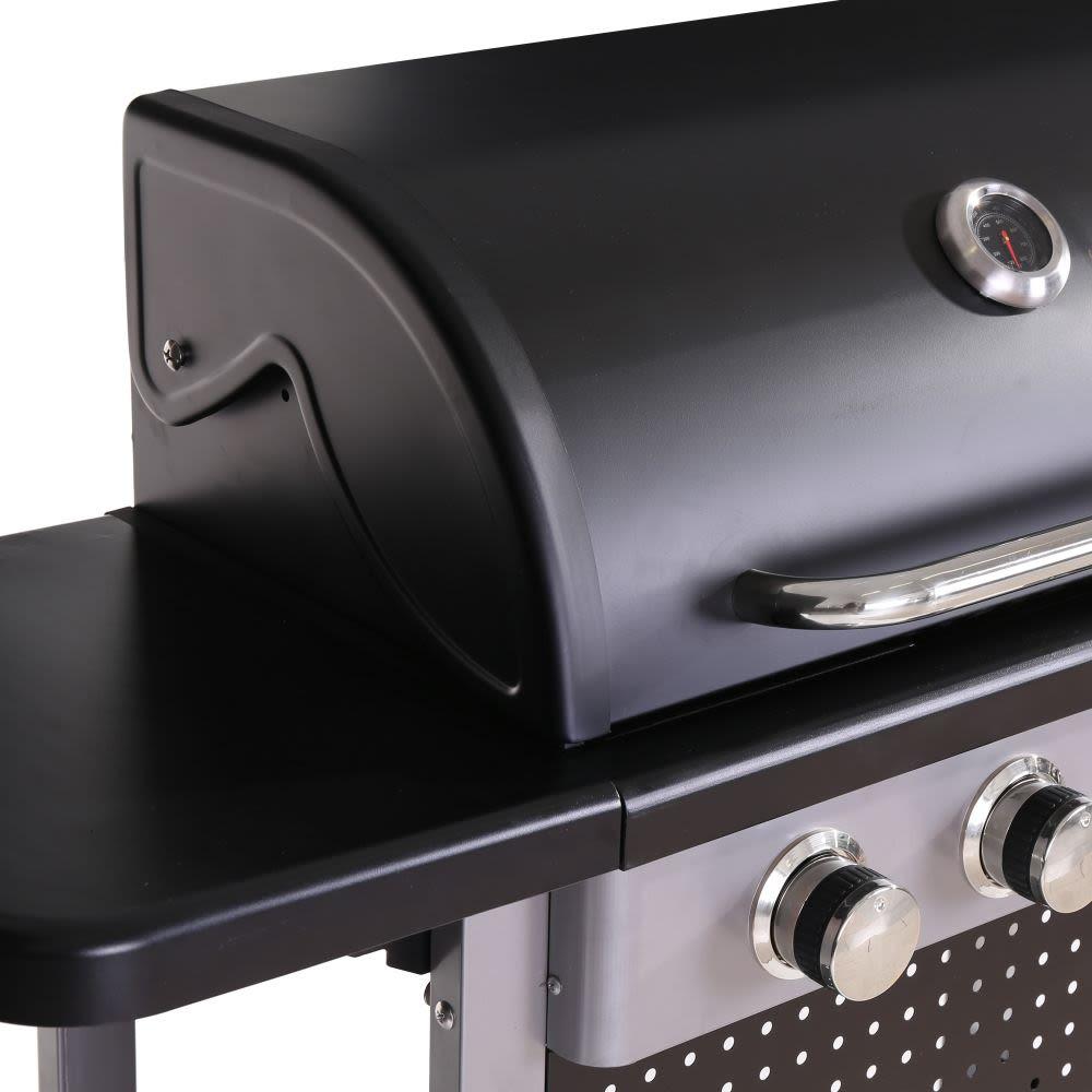 Barbacoa Gas 2 Quemadores Birgitt Acero 52 X 116 X 110 Cm Ldk Garden