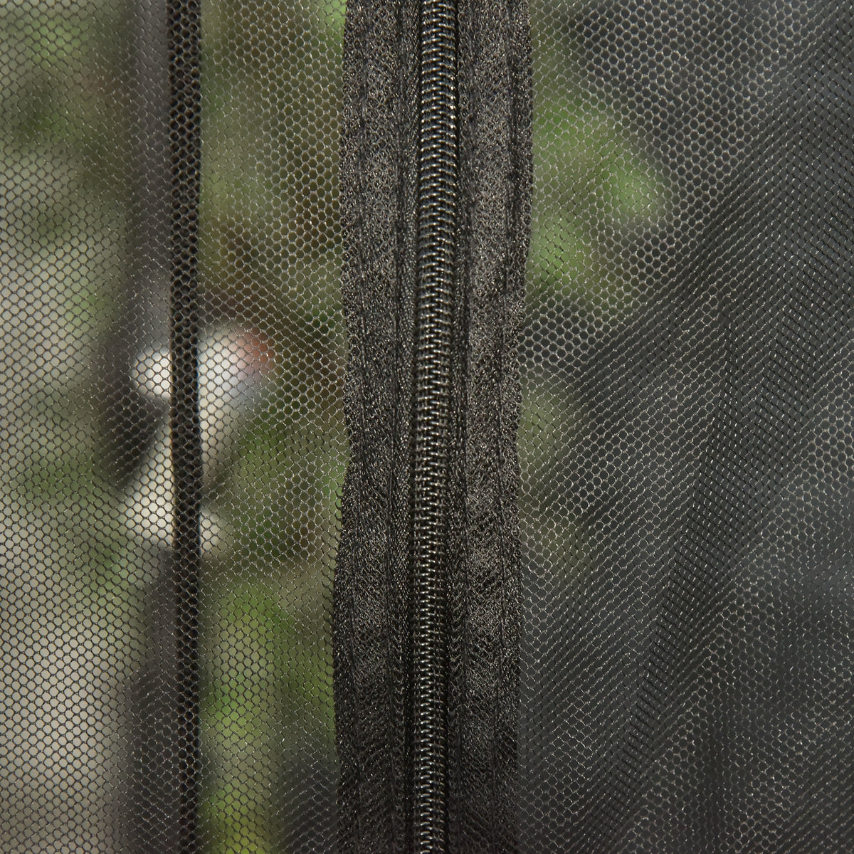 Mosquitera De Sombrilla Con Tubo Rellenable Outsunny Negro Ø300x230 Cm_3