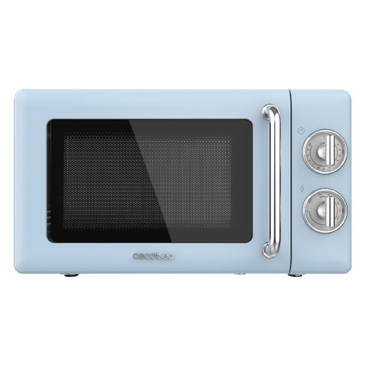 Microondas Mecánico Con Grill De 20 L Proclean 3110 Retro Blue. 700 W En 6 Niveles, Temporizador Hasta 30 Minutos, Modo Descongelación, Diseño Vinta_0