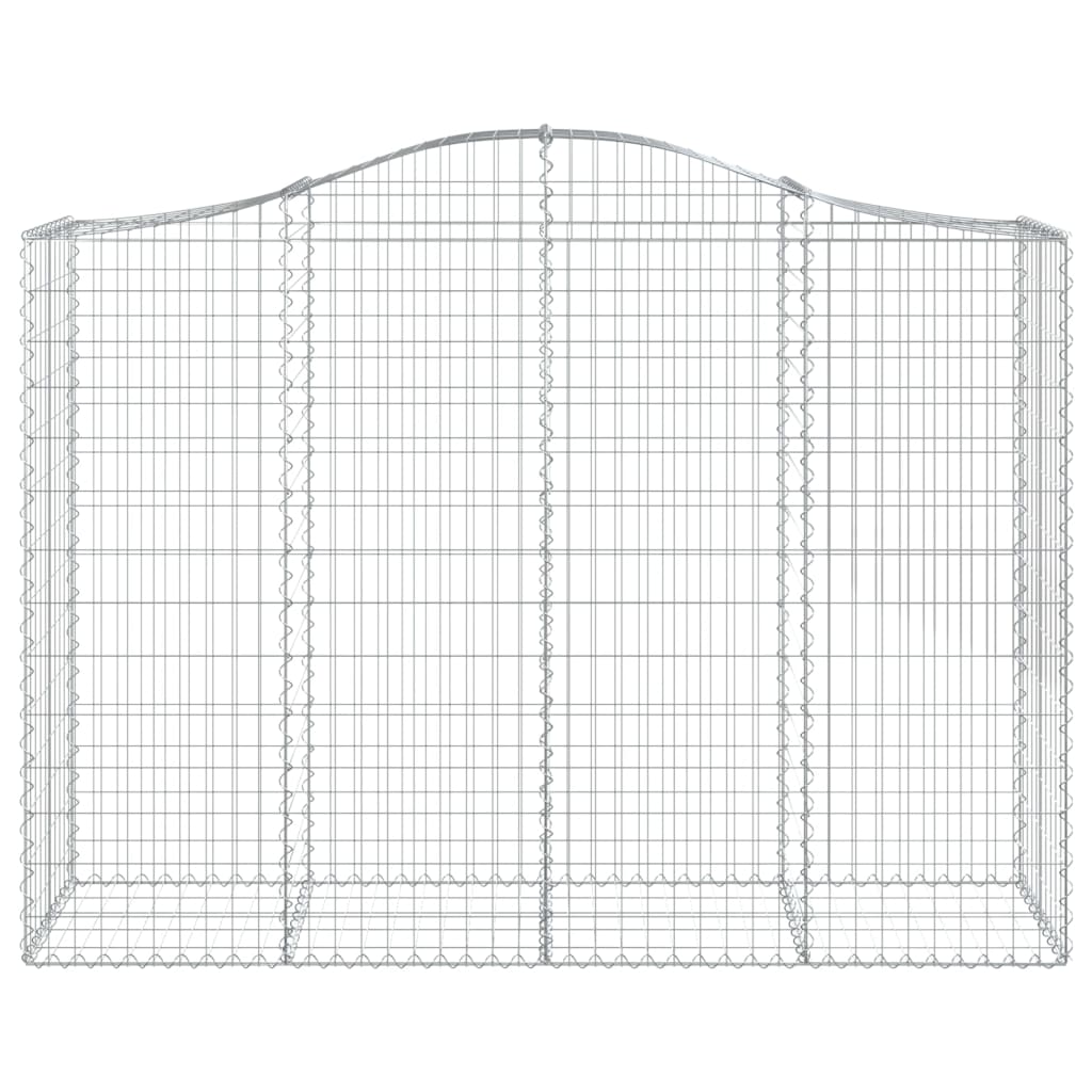 Cestas Gaviones 40 Uds Forma De Arco Hierro 200x50x140/160 Cm_3