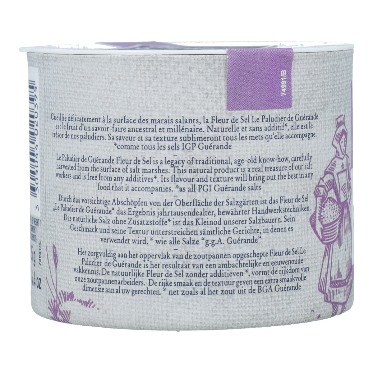 Flor de sal de Guérande  Le Paludier De Guérande 125 g