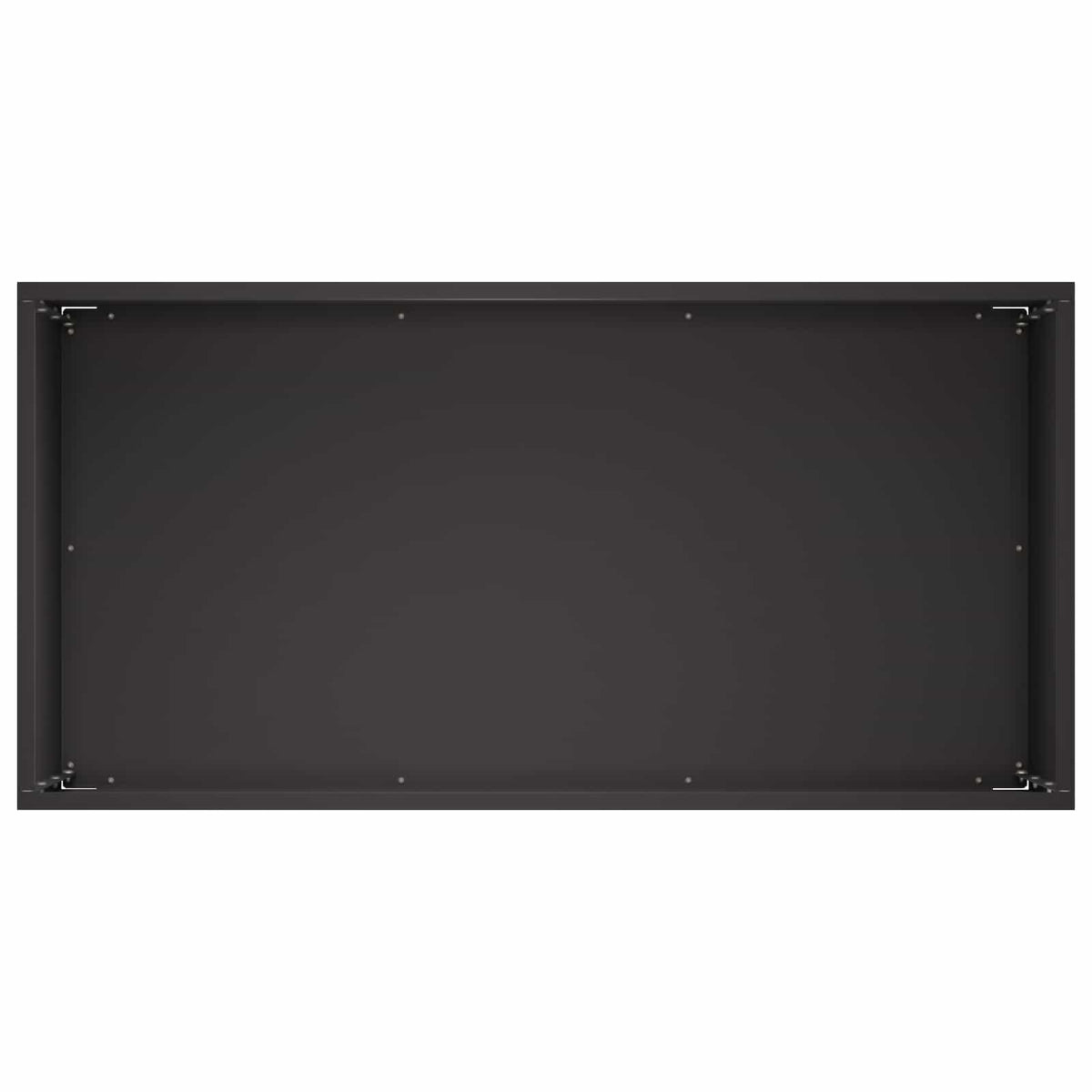 Macetero De Jardín Negro 60 X 30 X 50 Cm Acero Laminado En Frío_3
