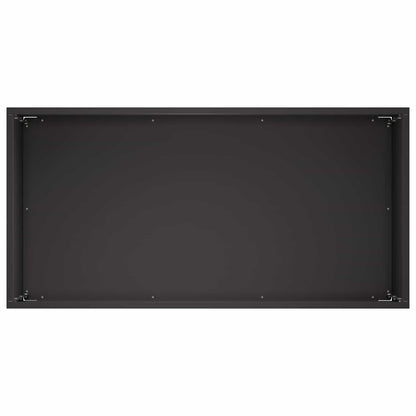 Macetero De Jardín 2 Uds. Negro 60 X 30 X 40 Cm_4