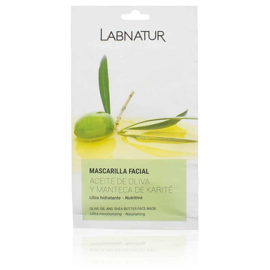 Mascarilla Facial Aceite de Oliva y Karité Labnatur 15 ml | Nutritiva e Hidratante | Piel Seca | Vegano_0