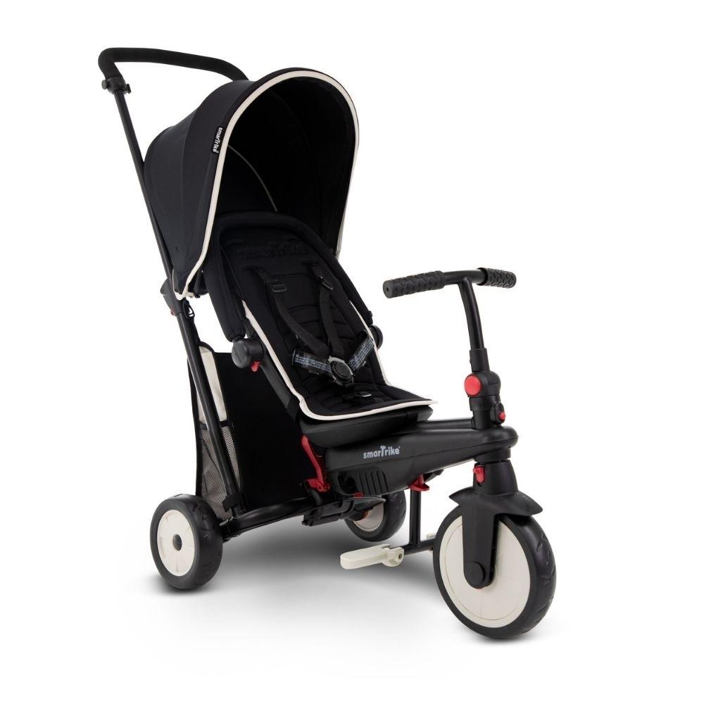 Triciclo Evolutivo Negro Smartrike Str 3 Black With Cream Piping_0