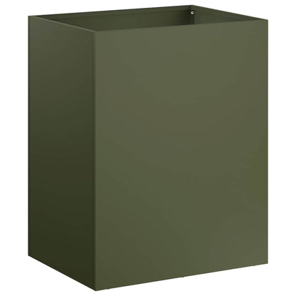 Macetero De Jardín 2 Uds. Verde Oliva 40 X 30 X 40 Cm_2