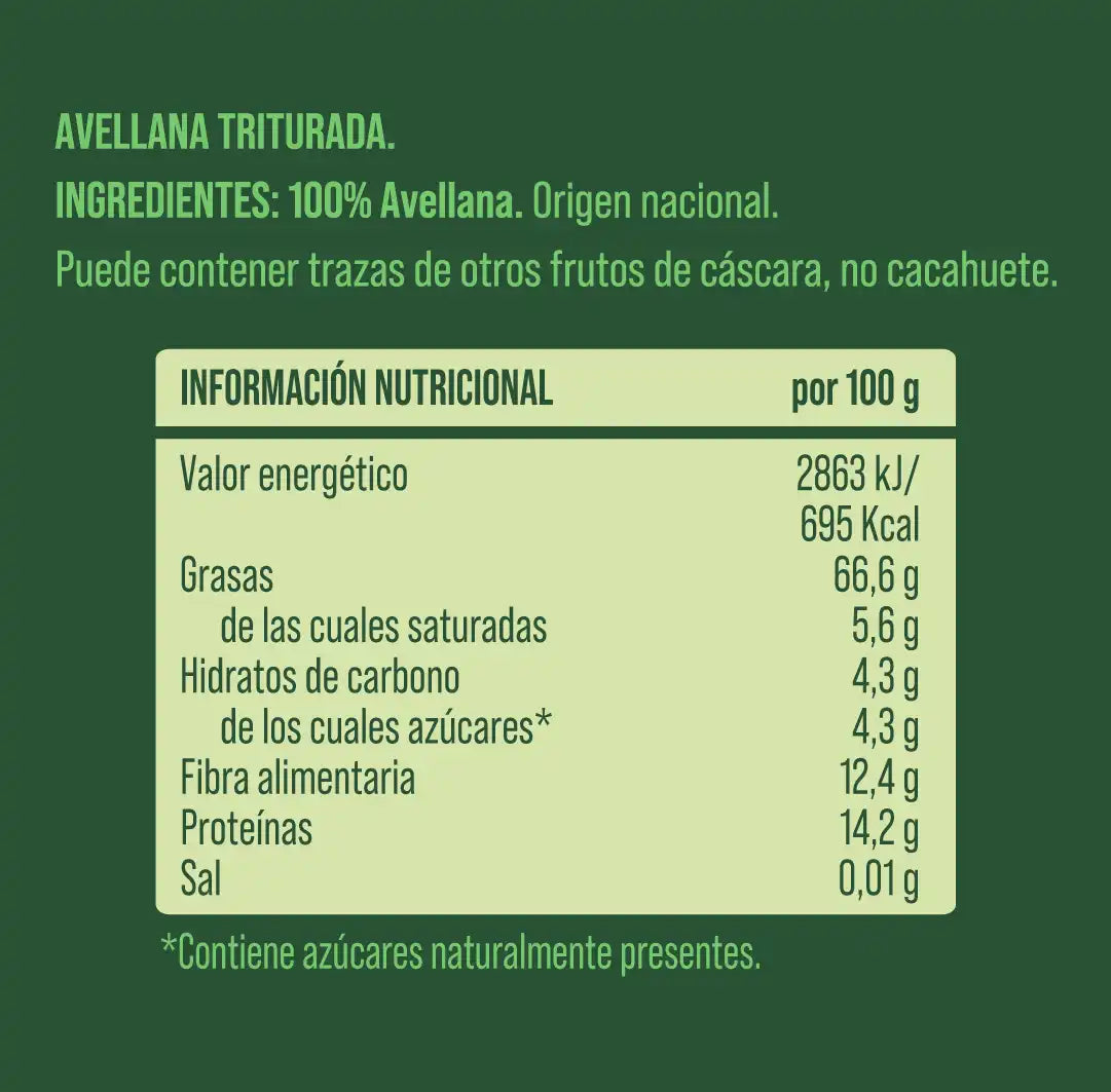 Pack 100% avellana crujiente nacional 4 uds The Nut Club 1080g_1
