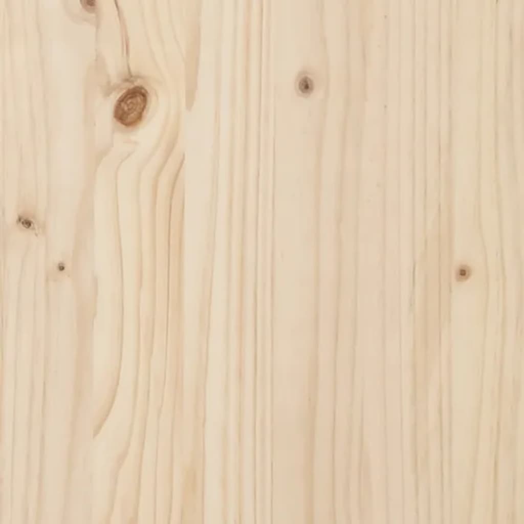 Jardinera De Madera Maciza De Pino 107x107x27 Cm_5