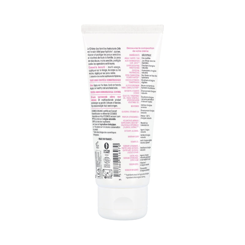 Crema familiar hidratante 24h piel sensible y reactiva Sobio 100 ml
