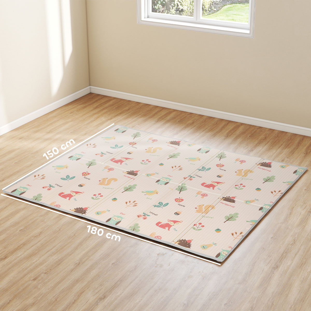 Alfombra Para Bebés Aiyaplay Xpe, Pe Multicolor 180x150x1 Cm 431-087v00mx_2