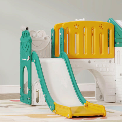 Tobogán Infantil Aiyaplay Hdpe, Pp Amarillo 189x180x111 Cm 331-113v00yl_4