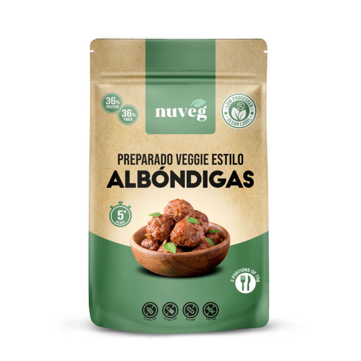 Albondigas veganas Nuveg 100 g