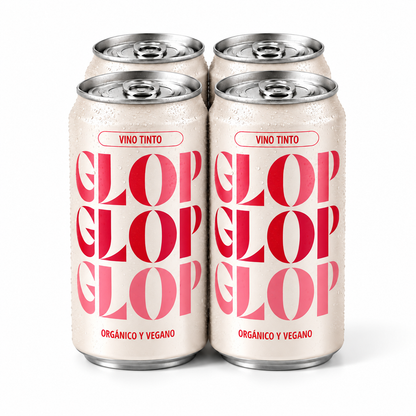 Pack 4 Latas Vino Tinto Eco Vegano Lata 250ml_0